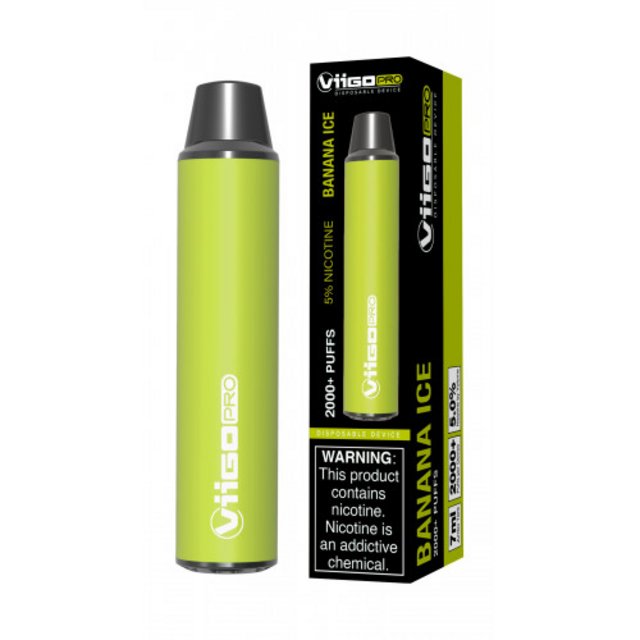 VIIGO PRO BANANA ICE 2000+ PUFF