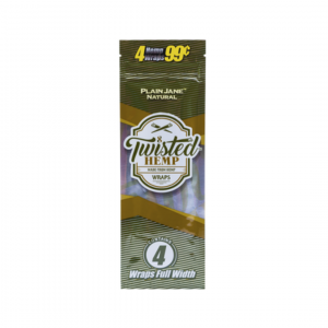 TWISTED HEMP WRAPS PLAIN JANE NATURAL
